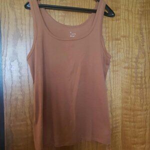 Women’s A New Day Rust Brown Tank Top – XX‑Large, Soft & Versatile